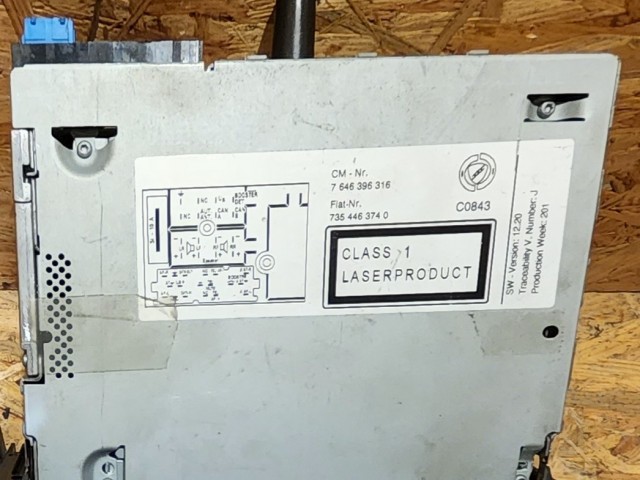 172000 Lancia Ypsilon II. 2003-2011 Bosch Mp3, Cd-s rádió 735446374