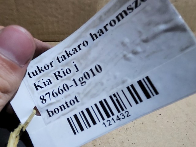 Kia Rio j tukor takaro haromszog