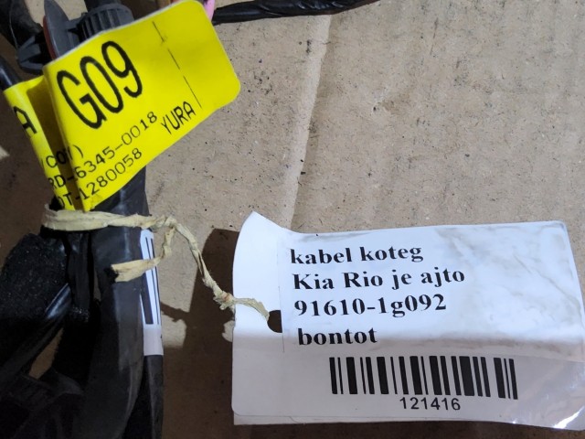 Kabel koteg kia rio 2 je ajto