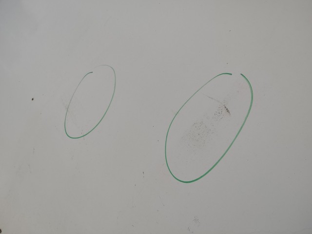 167135 Fiat Scudo 1995-2006 bal oldali toló ajtó, a képen látható sérüléssel