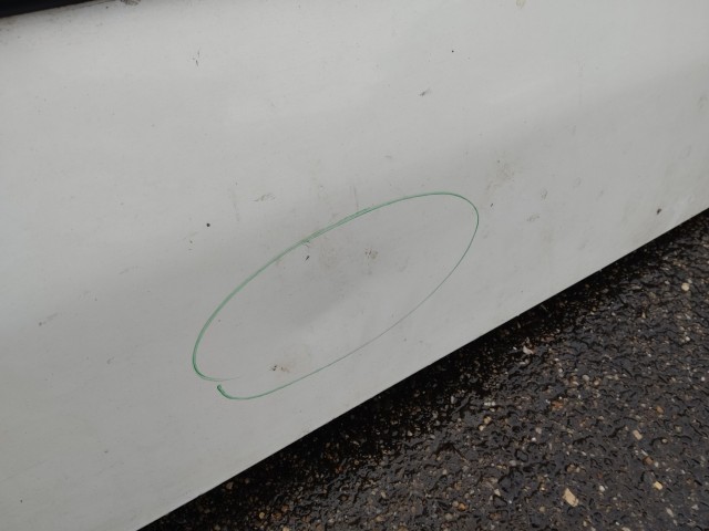 167135 Fiat Scudo 1995-2006 bal oldali toló ajtó, a képen látható sérüléssel