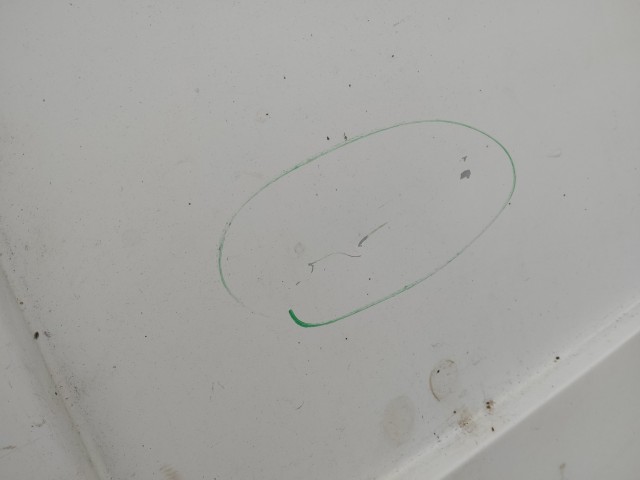 168398 Fiat Scudo 1995-2006 jobb hátsó raktérajtó, a képen látható sérüléssel