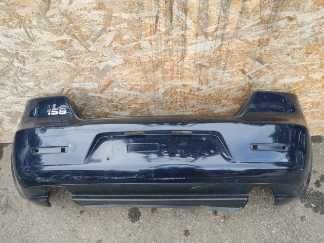 168451 Alfa Romeo 159 hátsó lökhárító 2 kipufogós, nem parkszenzor helyes, alsó rögzítőpont sérült