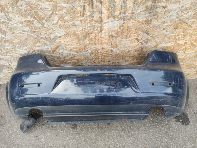 168453 Alfa Romeo 159 hátsó lökhárító 2 kipufogós, nem parkszenzor helyes, alsó rögzítőpont sérült