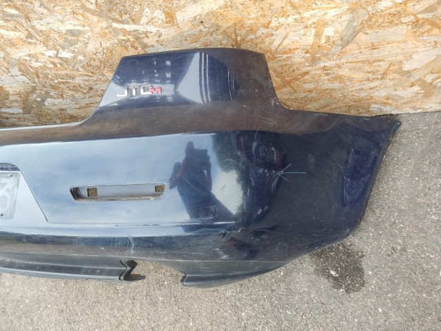 168454 Alfa Romeo 159 2005-2011 hátsó lökhárító 2 kipufogós, nem parkszenzor helyes, alsó rögzítőpont sérült