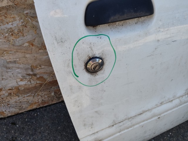 168531 Fiat Seicento 1998-2010 fehér színű, jobb oldali ajtó a képen látható sérüléssel