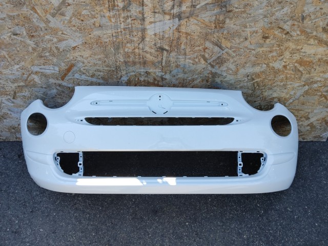 168540 Fiat 500 Fl 2015- fehér színű első lökhárító Pop kivitel 