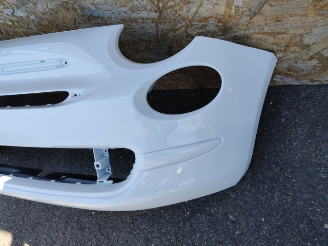 168541 Fiat 500 Fl 2015- fehér színű első lökhárító Pop kivitel 