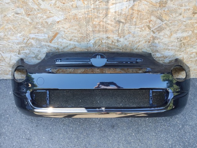 168544 Fiat 500 Fl 2015- fekete színű első lökhárító Pop kivitel 