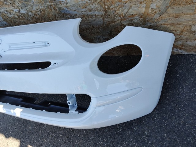 168540 Fiat 500 Fl 2015- fehér színű első lökhárító Pop kivitel 