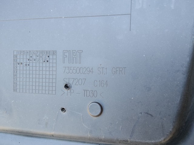 168615 Fiat Punto Evo 2009-2011 Lökhárító betét