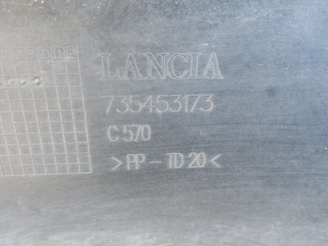 168630 Lancia Delta 2008-2014 hátsó lökhárító alsó rész 735453173