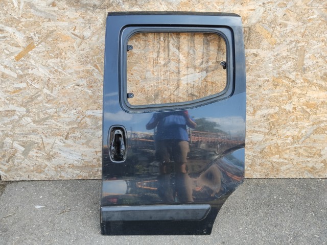168708 Fiat Fiorino , Qubo 2007- fekete színű bal oldali üveghelyes tolóajtó