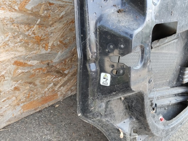 168708 Fiat Fiorino , Qubo 2007- fekete színű bal oldali üveghelyes tolóajtó