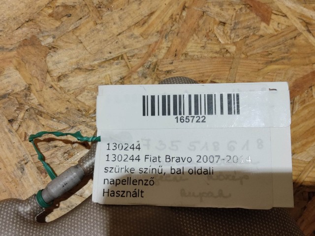 Napellenző Használt szürke bal