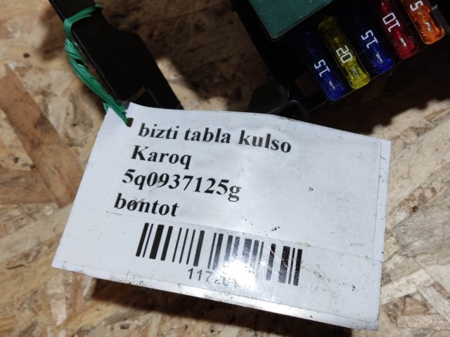 Biztosítéktábla  Használt