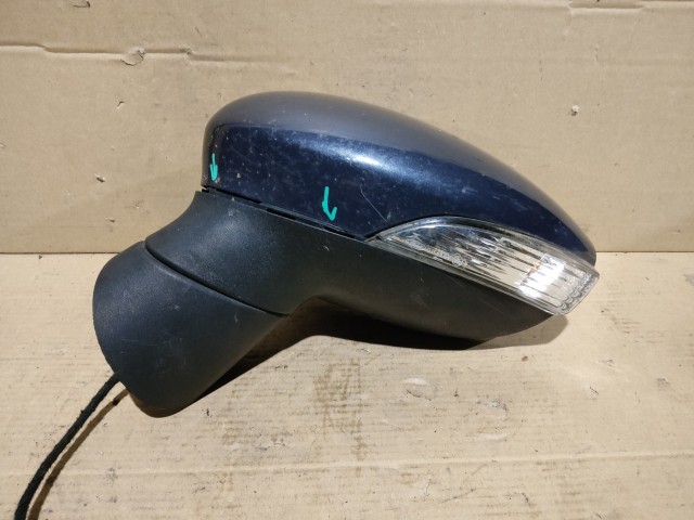 163358 Ford Fiesta 2008-2017 bal oldali 6 vezetékes visszapillantó tükör, a képen látható sérüléssel