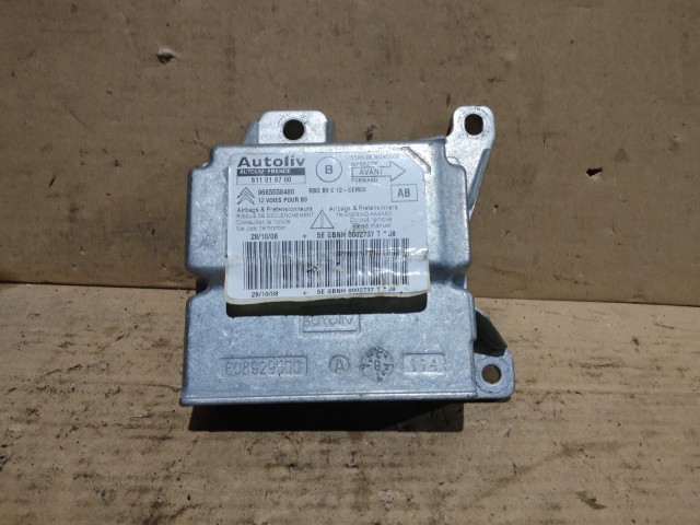 Citroen Berlingo, Peugeot Partner 2008-2018 Légzsák indító elektronika 9665558480