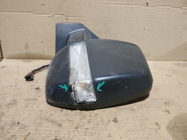 173119 Fiat Doblo 2009-2022 Bal oldali 6 vezetékes visszapillantó tükör , a képen látható sérüléssel