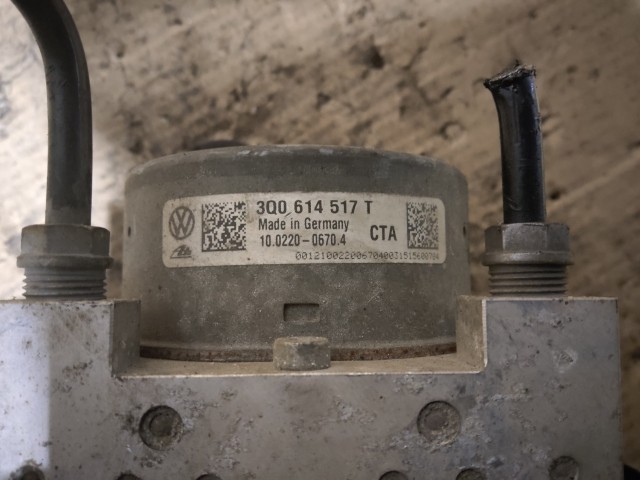 Skoda Octavia III. 2012-2019 Abs  Ate  3Q0614517T , 10.0220-0670.4