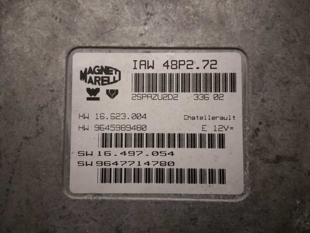 Citroen C3 2002-2010, Peugeot 206 1,1 benzin motorvezérlő Magnetti Marelli IAW48P2.72 