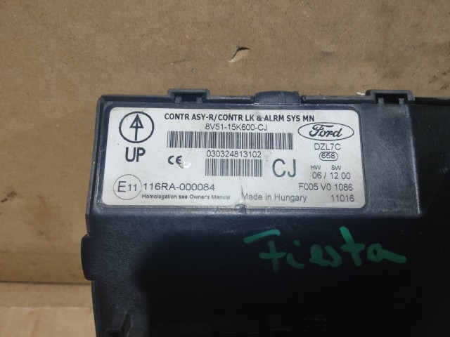 Ford Fiesta 2008-2017 komfort elektronika, (immo doboz) 8V51-15K600-CJ