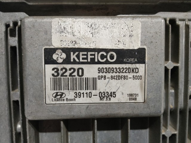 Hyundai I20 2008-2012 1,2 16v benzin motorvezérlő 9030933220KD 