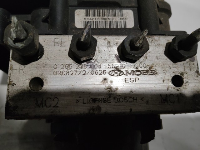 Hyundai I20 2008-2012 Abs  Bosch 0265238004 , 58910-1J200