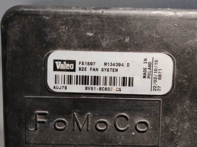 Ford Fiesta 2008-2017 Diesel Hűtőventilátor kerettel 8V518C607CG