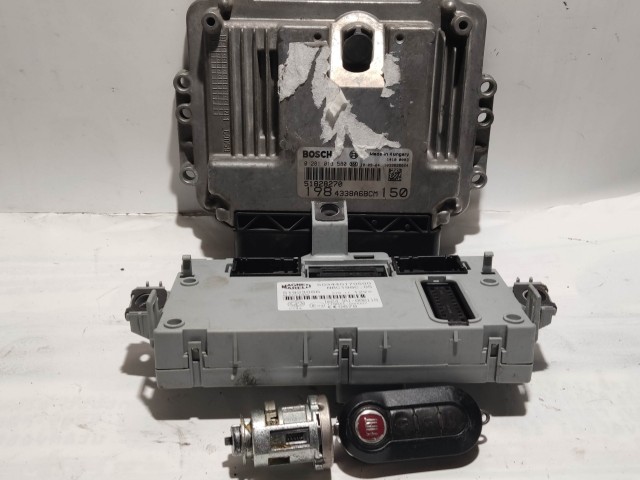 133888 Fiat Bravo 2007-2014 1,9 16v Diesel motorvezérlő szett 51828270 , 0281013580