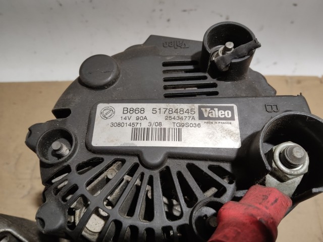 Alfa Romeo, Fiat, Lancia, Citroen, Peugeot, Suzuki, Opel 1,3 16v Generátor 90A 51784845