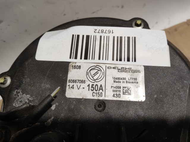 Lancia Thesis 3,0-3,2 24v V6 benzin generátor 150A 60667066
