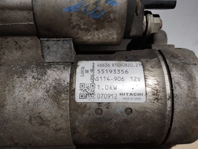 Alfa Romeo, Fiat, Lancia 1,4 benzin önindító 55193356