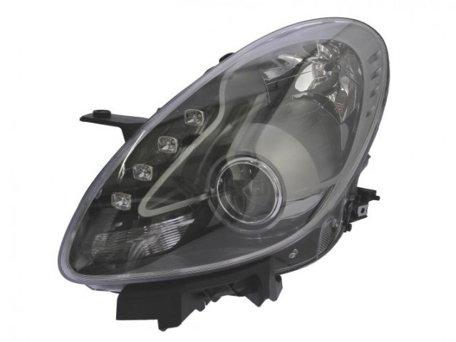 Alfa Romeo Giulietta utángyártott új, bal első fényszóró, antracit belsős (Depo)