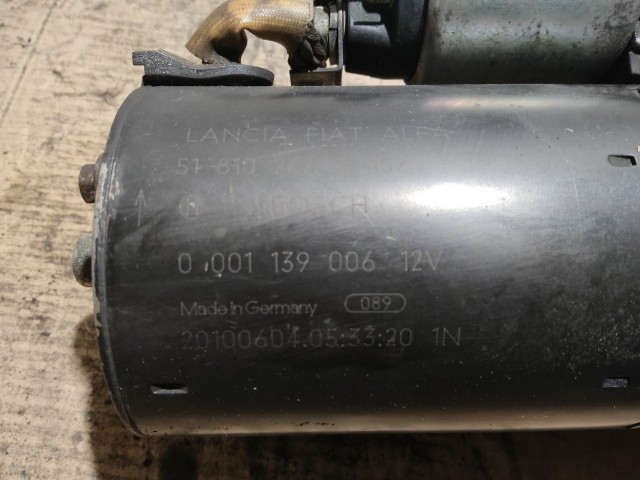 Alfa Romeo Giulietta, Fiat 500x, Ducato 2,0 16v Diesel Önindító 10 fogas 0001139006 , 51810267