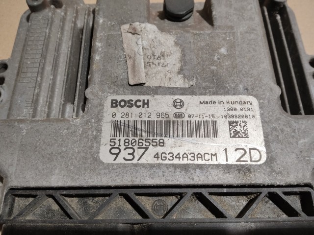 174612 Alfa Romeo 147 1,9 8v Diesel motorvezérlő szett 51806558 , 0281012965