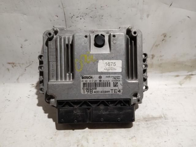 Fiat Bravo 2007-2014 1,6 16v Diesel 105 Le Motorvezérlő 0281016201 , 51852328