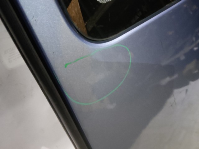 166440 Fiat Doblo 2000-2009 jobb hátsó üveges raktérajtó, a képen látható sérüléssel