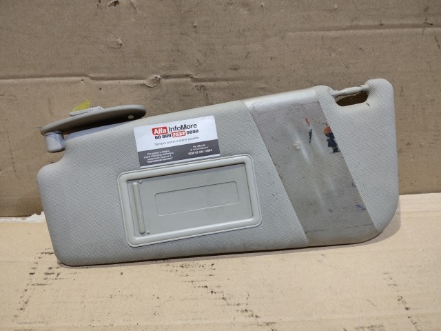 166670 Alfa Romeo MiTo 2008-2018 szürke színű, tükrös bal napellenző 