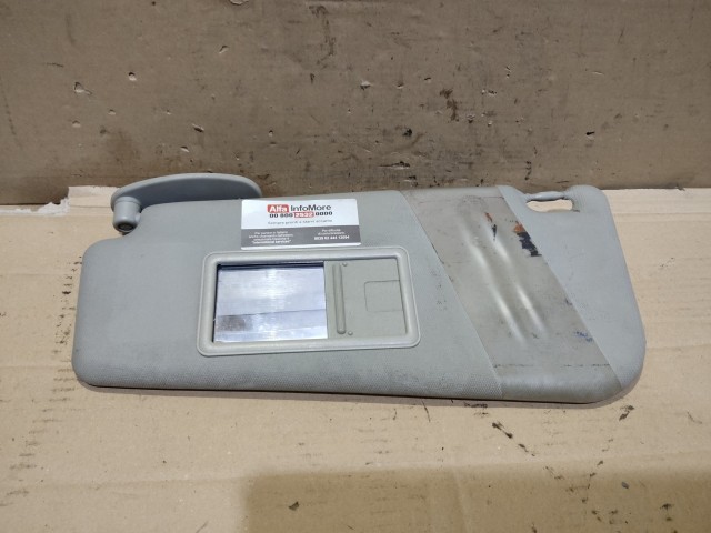 166670 Alfa Romeo MiTo 2008-2018 szürke színű, tükrös bal napellenző 