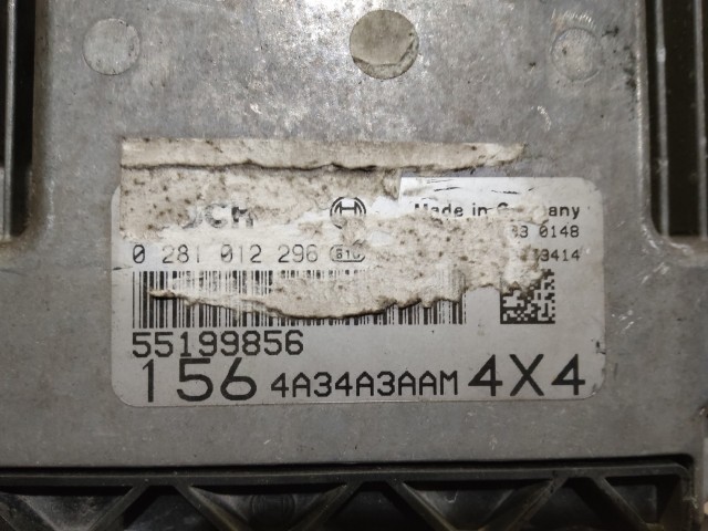 Alfa Romeo 156 2003-2005 Crosswagon Motorvezérlő 0281012296 , 55199856