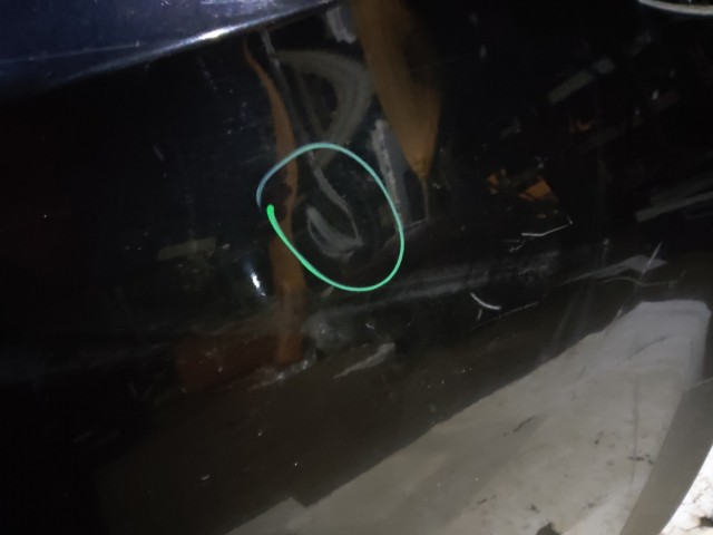 166770 Alfa Romeo 159 2005-2011 kombi bal hátsó ajtó, a képen látható sérüléssel