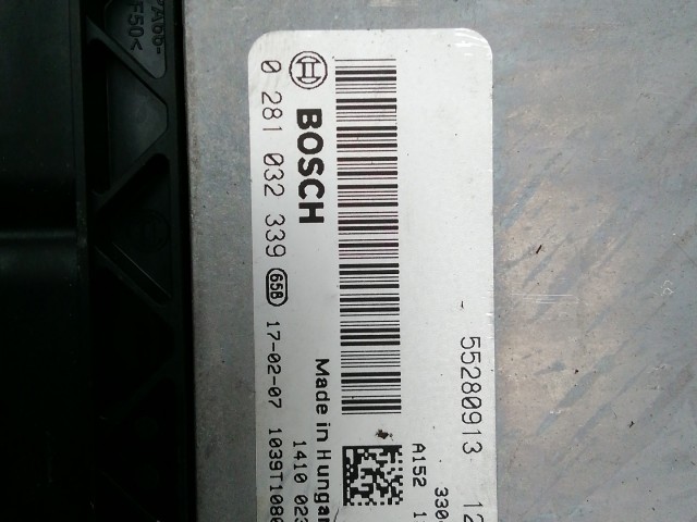 Fiat 500 L 2012-2022 1,6 16v Diesel Motorvezérlő 0281032339 , 55280913