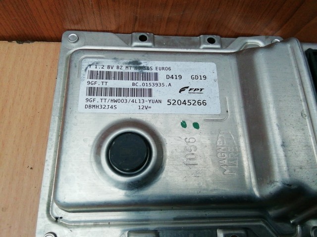 Lancia Ypsilon III. 2011- 2018 1,2 8v benzin Motorvezérlő  52045266