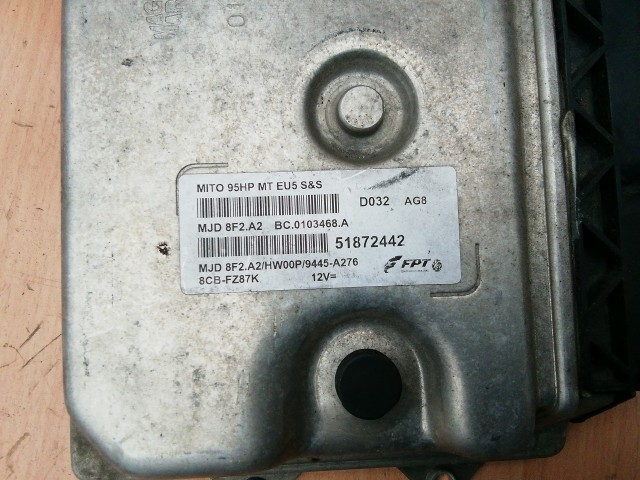 Alfa Romeo MiTo 2008-2011 1,3 16v Diesel Motorvezérlő 51872442