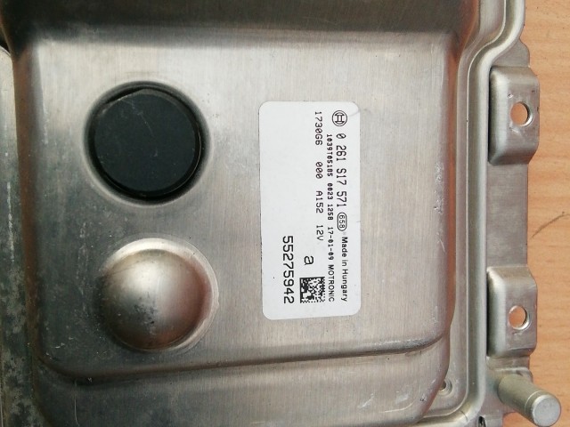  Abarth 500 Motorvezérlő  0261S17571 , 55275942