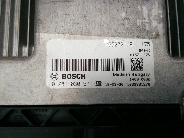 Alfa Romeo Giulietta  2,0 16v Diesel Motorvezérlő 0281030571 , 5527119