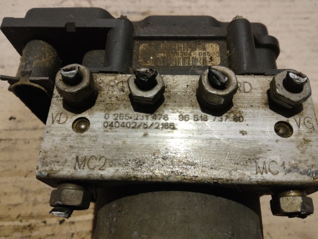 Peugeot 307 2000-2009 Bosch Abs 0265231476 , 9651873780