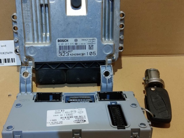 110362 Fiat Linea 1,6 16v Diesel motorvezérlő szett 0281015574 , 51901467