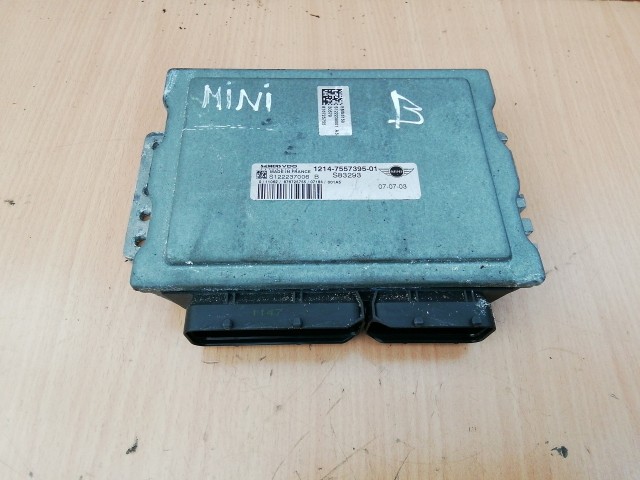 Mini R50, R53 1,6 16v benzin motorvezérlő  S122237006 , 1214-7557395-01